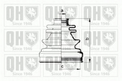 QUINTON HAZELL qjb933 -  Комплект пыльника, приводной вал